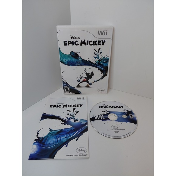 Other - Disney Epic Mickey (Nintendo Wii) Complete CIB w/ Manual - Tested